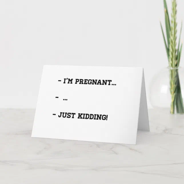 I'm pregnant announcement | Zazzle