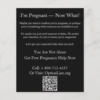 I'm Pregnant - Now What? Flyer