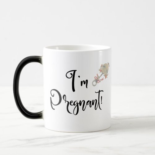 Im Pregnant Pregnancy Hidden Message Surprise Magic Mug