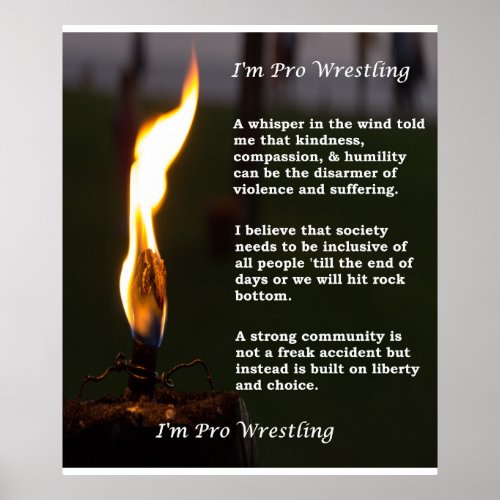 Im Pro Wrestling Poster