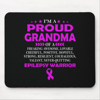 I'm proud grandma of epilepsy warrior t  mouse pad