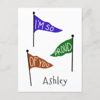 I'm Proud of You Personalized Congratulations