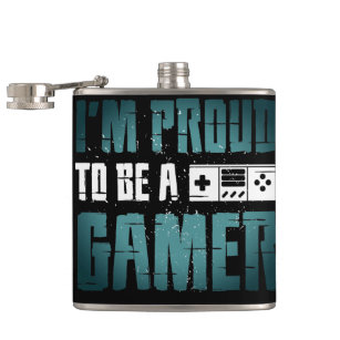 i'm proud to be a gamer  flask