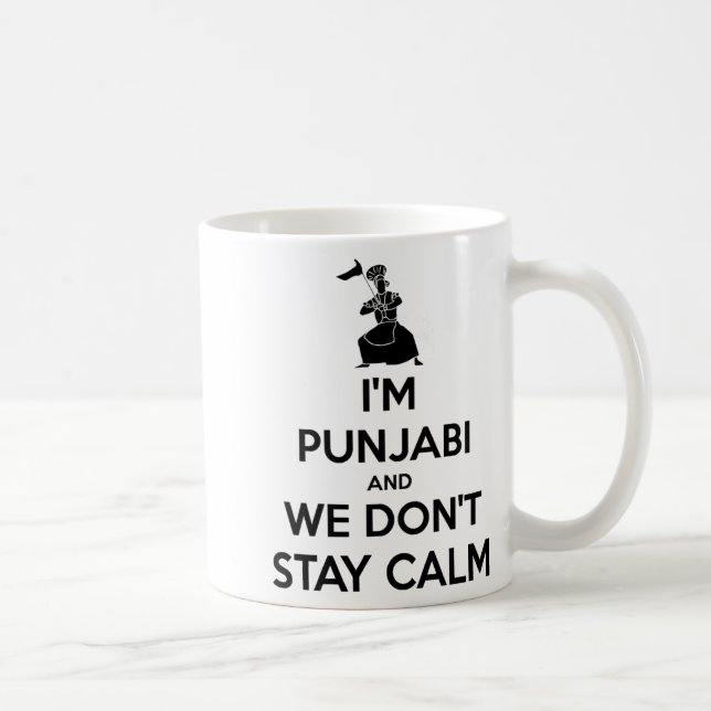 Im Punjabi And We Dont Keep Calm Baby  Coffee Mug (Right)