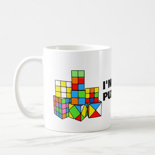 Im puzzled twisty puzzle  coffee mug