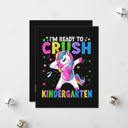 I'm Ready For Kindergarten Back To School Holiday Card