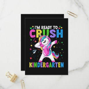I'm Ready For Kindergarten Back To School Invitation Postcard