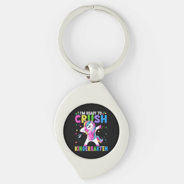 I'm Ready For Kindergarten Back To School Keychain (Front)