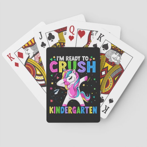 I'm Ready For Kindergarten Back To School Poker Cards