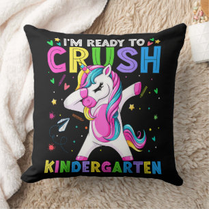 I'm Ready For Kindergarten Back To School Throw Pillow
