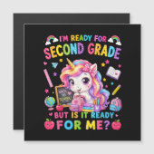 Im Ready for Second Grade Unicorn First Day (Front/Back)