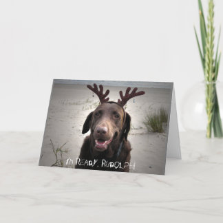 I'm ready holiday card