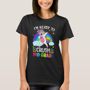 I'm Ready To Crush 2nd Grade Back To School Dabbin T-Shirt