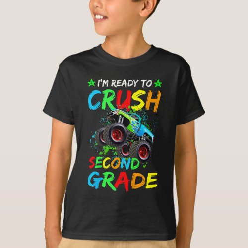 Im Ready to Crush 2nd Grade Back to School T_Shirt