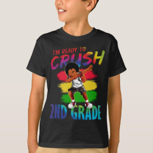 I'm Ready To Crush 2nd Grade Black Dab Girl  T-Shirt