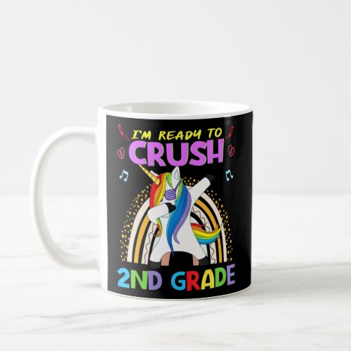 Im Ready To Crush 2nd Grade Dabbing Unicorn Boys G Coffee Mug