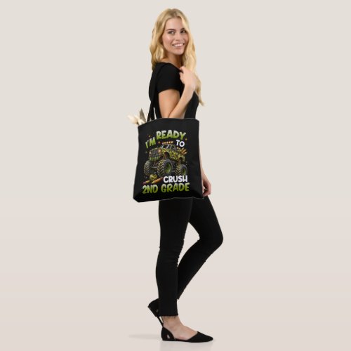 I'm Ready to Crush 2nd Grade Monster Truck Tote Bag