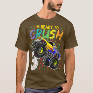 I'm Ready to Crush 3 Monster Truck 3rd Birthday Gi T-Shirt
