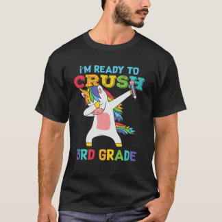 I'm Ready To Crush 3Rd Grade Back To School Dabbin T-Shirt