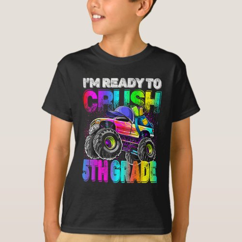 Im Ready To Crush 5th Grade Back To School T_Shirt