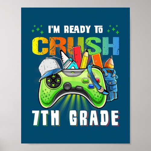 Im Ready to Crush 7th Grade Back to School Video Poster