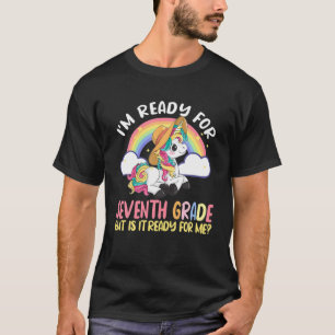 I'm Ready To Crush 7Th Grade T Unicorn Girls Boys T-Shirt