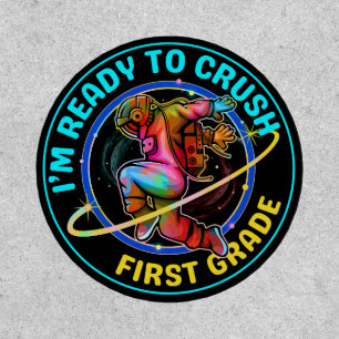 I'm ready to crush first grade patch
