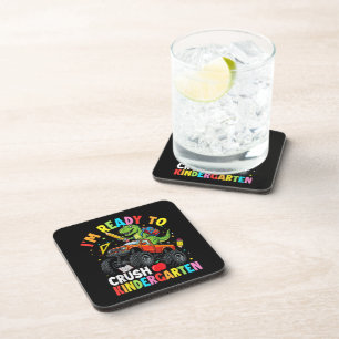 I'm Ready to Crush Kindergarten First Day Beverage Coaster