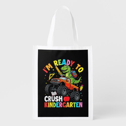 I'm Ready to Crush Kindergarten First Day Grocery Bag