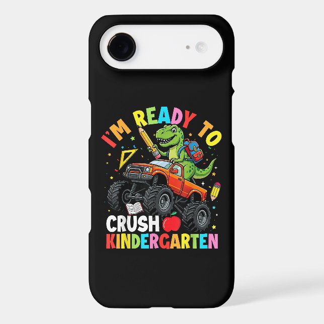 I'm Ready to Crush Kindergarten First Day iPhone Case (Back)