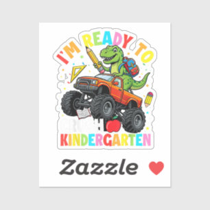 I'm Ready to Crush Kindergarten First Day Sticker