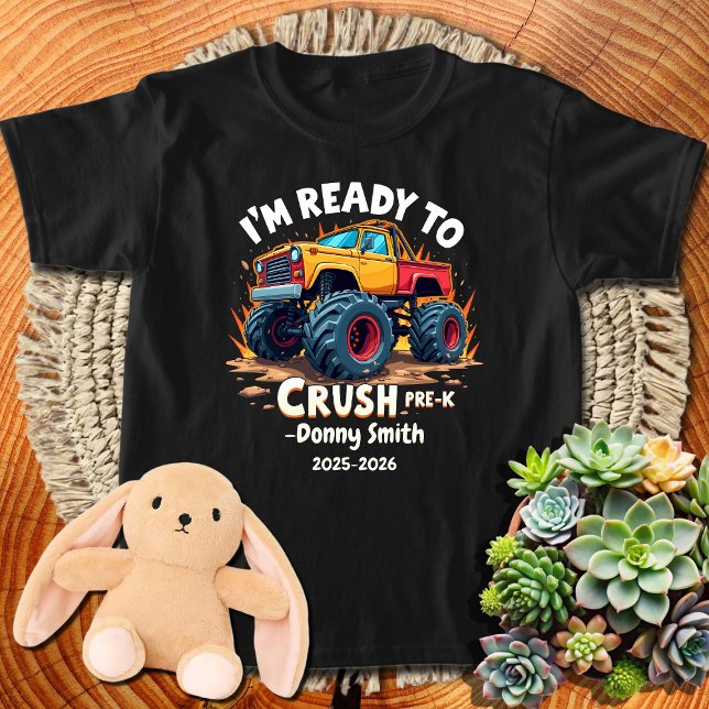 I'm ready to crush Pre K Back To School T-Shirt (Creator Uploaded)
