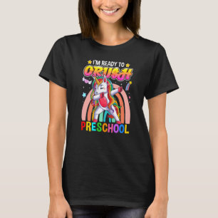 I'm Ready To Crush Preschool Dabbing Unicorn Back T-Shirt