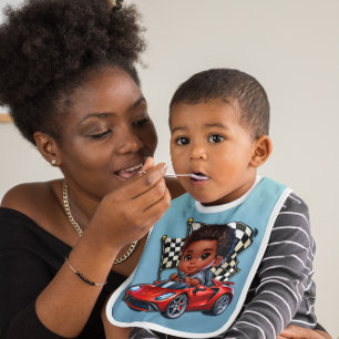 I'm Ready To Race  Baby Bib