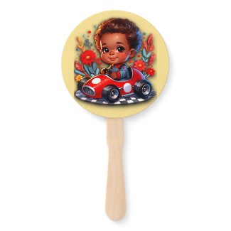 I'm Ready To Race Hand Fan