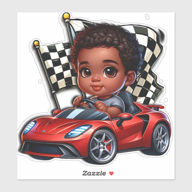 I'm Ready To Race  Sticker (Sheet)