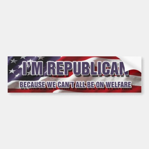 Im Republican Bumper Sticker