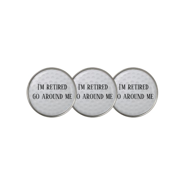 OFloral I'm Retired - Marco De Matrícula De Aleación De Aluminio Go