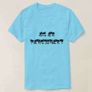 I'm retired in Norwegian clean mint color T-Shirt