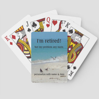 I'm Retired Playing Cards