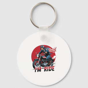 I'M RIDE � Motorcycle Keychain
