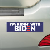 I'm Ridin' With Biden 2024 Bumper Car Magnet | Zazzle