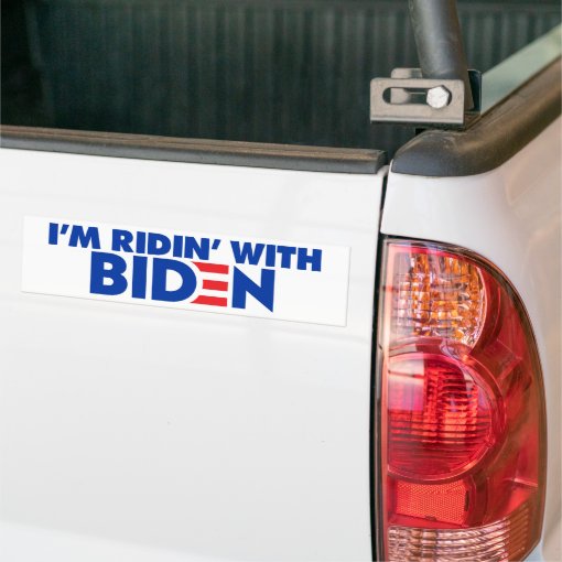 I'm Ridin' With Biden 2025 Bumper Sticker Zazzle