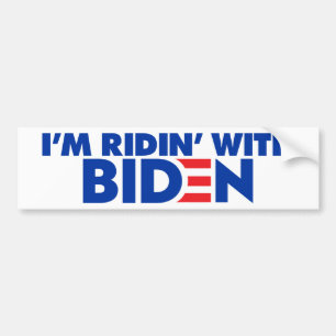 I'm Ridin' With Biden 2024 Bumper Sticker