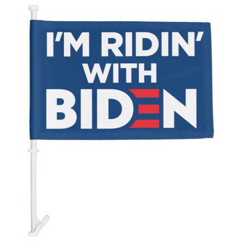 Im Ridin With Biden 2024 Car Flag