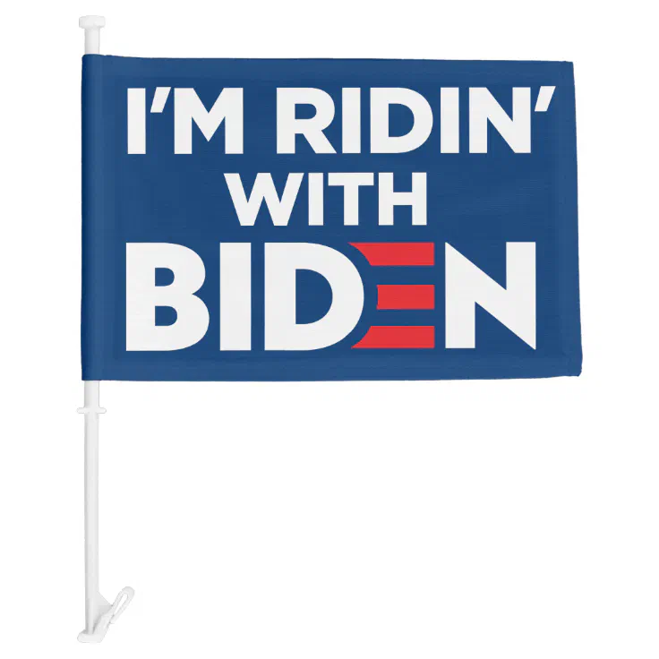 I'm Ridin With Biden 2024 Car Flag Zazzle