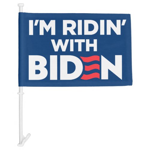 Im Ridin With Biden 2024 Car Flag