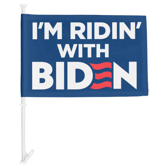 I'm Ridin With Biden 2024 Car Flag Zazzle