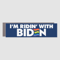 I'm Ridin' With Biden 2024 LGBTQ Bumper