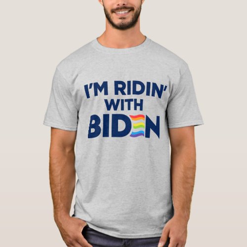 Im Ridin With Biden 2024 LGBTQ T_Shirt